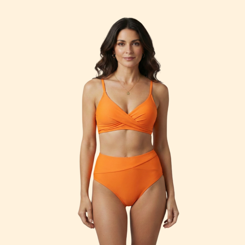 Women’s High-Waisted Bikini Set for Summer Beach