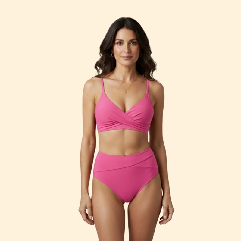 Women’s High-Waisted Bikini Set for Summer Beach