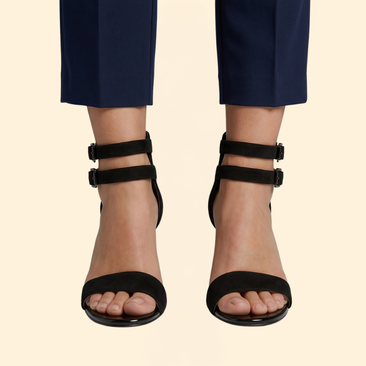 Women’s High Heel Sandals with Ankle Buckles