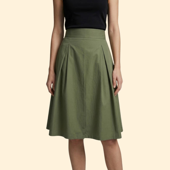 Women’s High Waist Midi Skirt