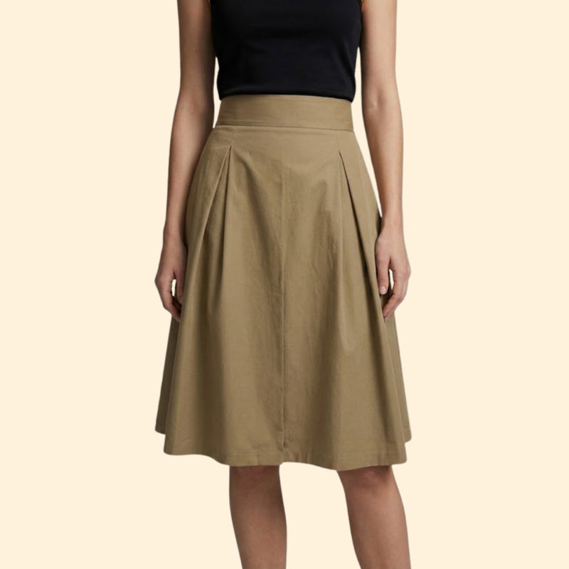 Women’s High Waist Midi Skirt