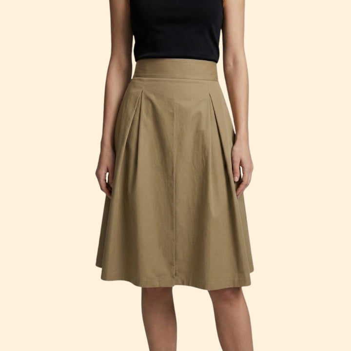 Women’s High Waist Midi Skirt