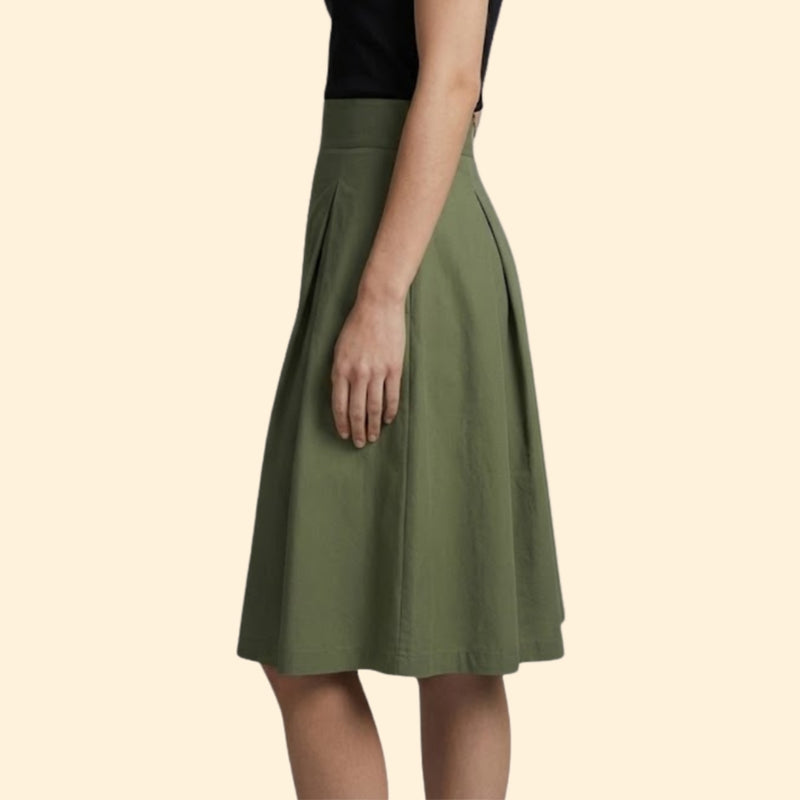 Women’s High Waist Midi Skirt