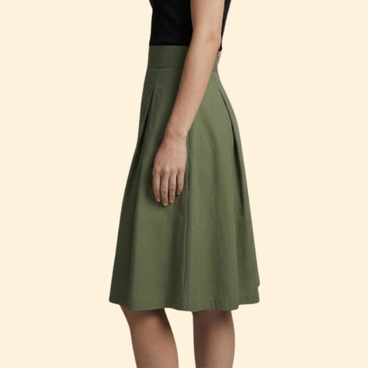Women’s High Waist Midi Skirt