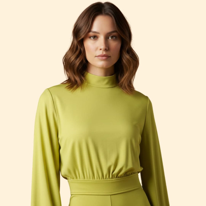Women's Jumpsuit with Half Collar