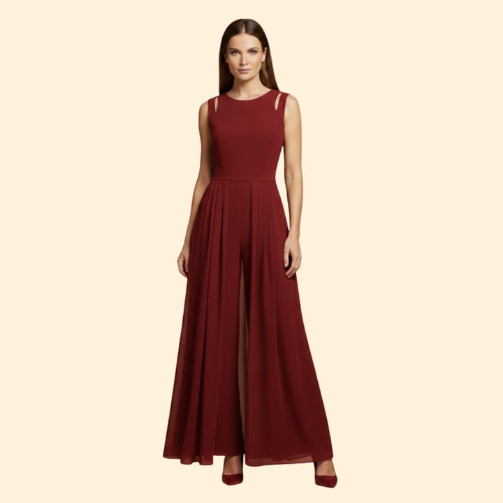 Women's Jumpsuit with Slit Design