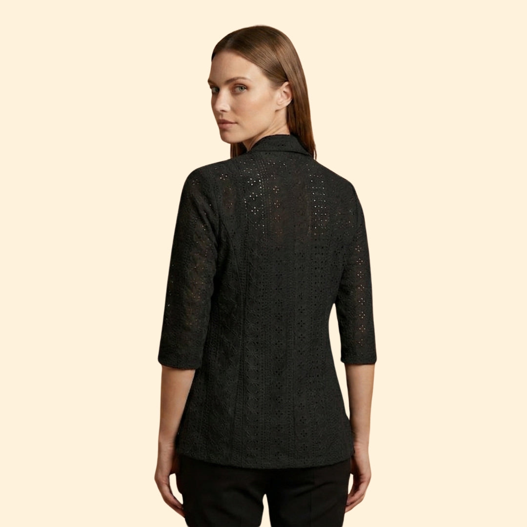 Women’s Kimono Jacket with Shawl Collar