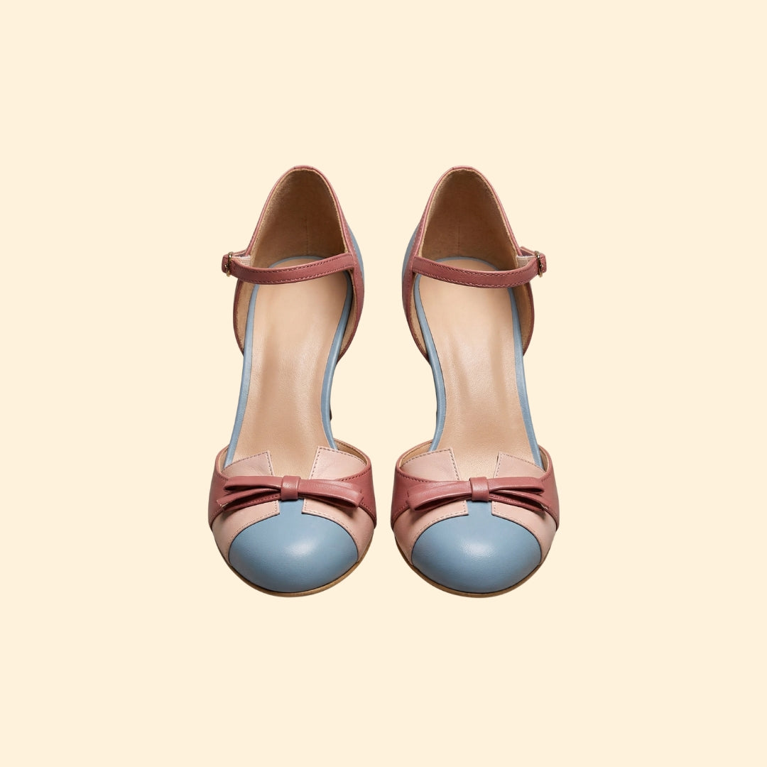 Women’s Kitten Heels with Ankle Strap