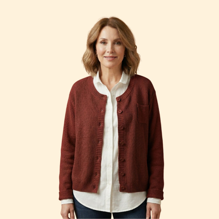 Women’s Knit Cardigan with Front Pocket