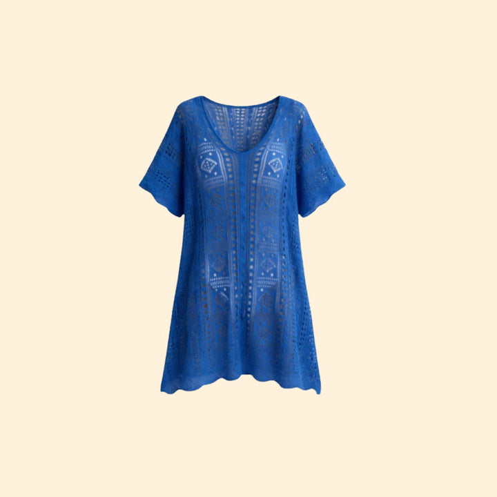 Women’s Knit Cover Up Dress with Loose Fit