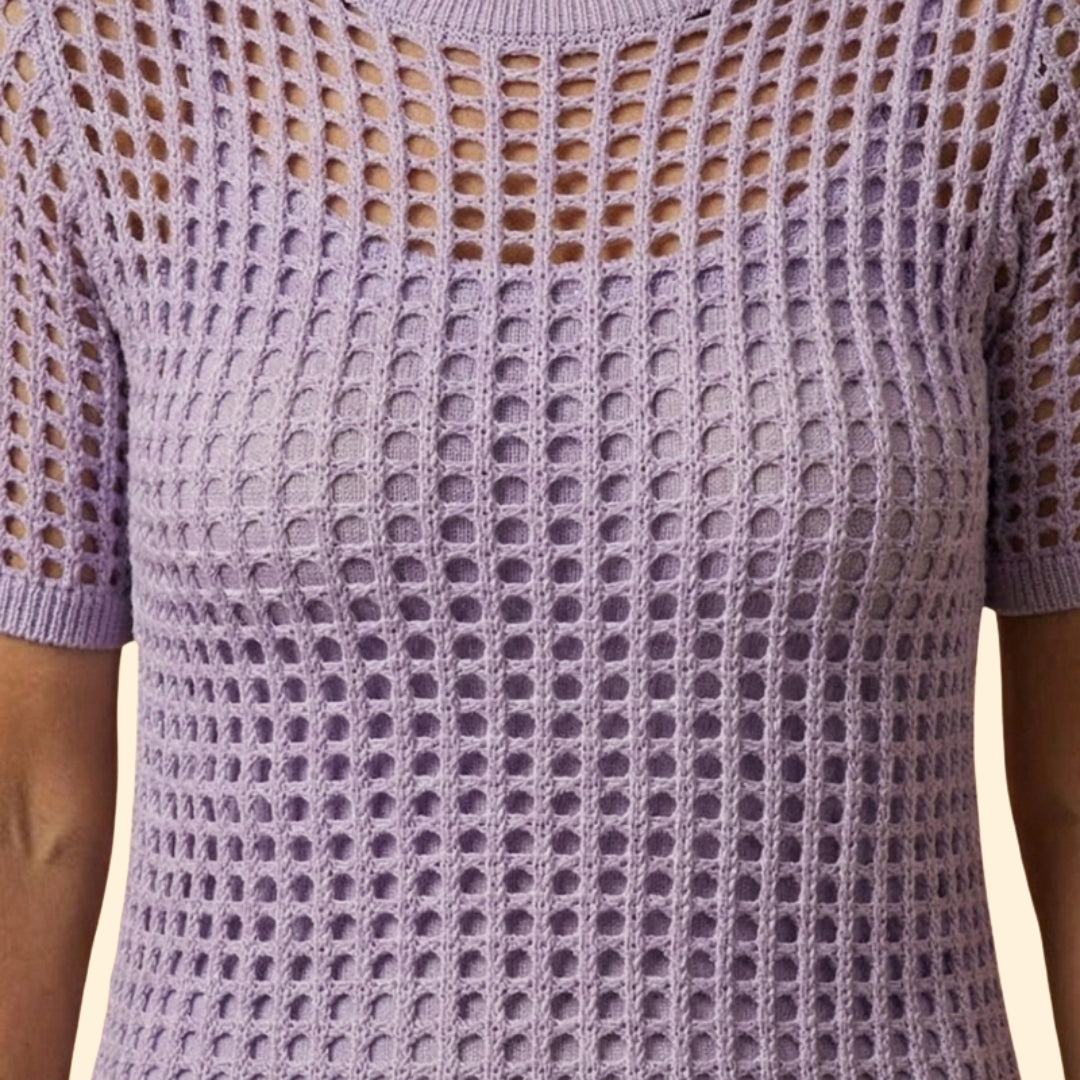 Women’s Knit Dress with Short Sleeves