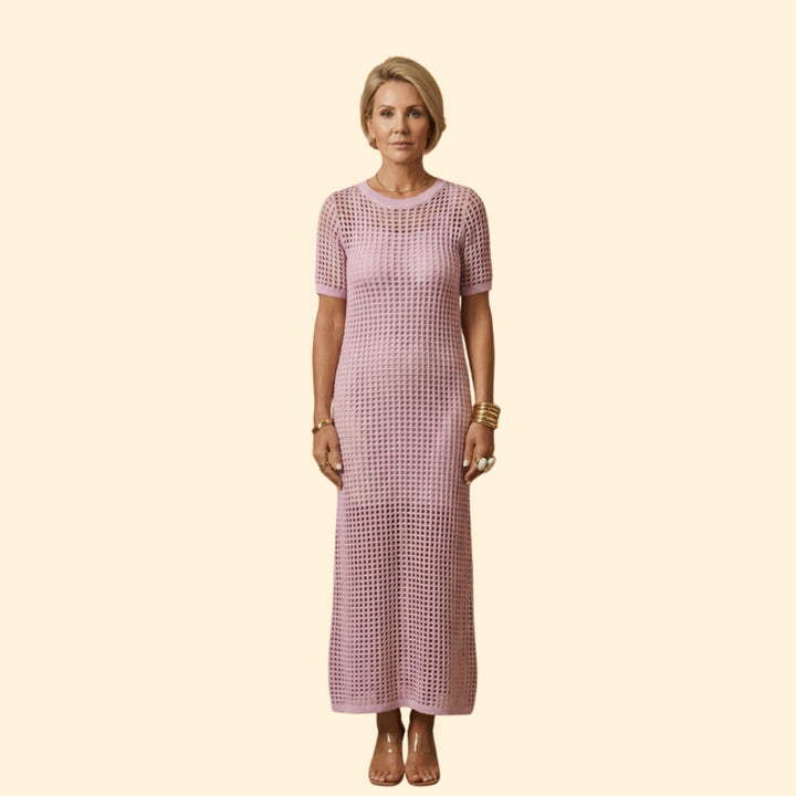 Women’s Knit Dress with Short Sleeves