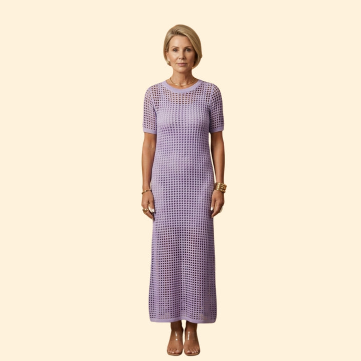 Women’s Knit Dress with Short Sleeves