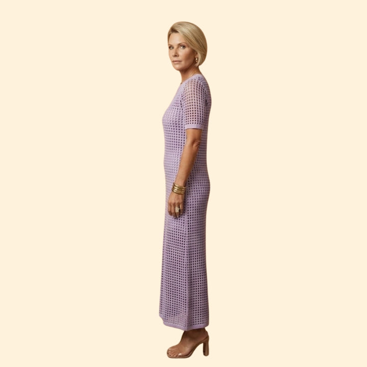 Women’s Knit Dress with Short Sleeves