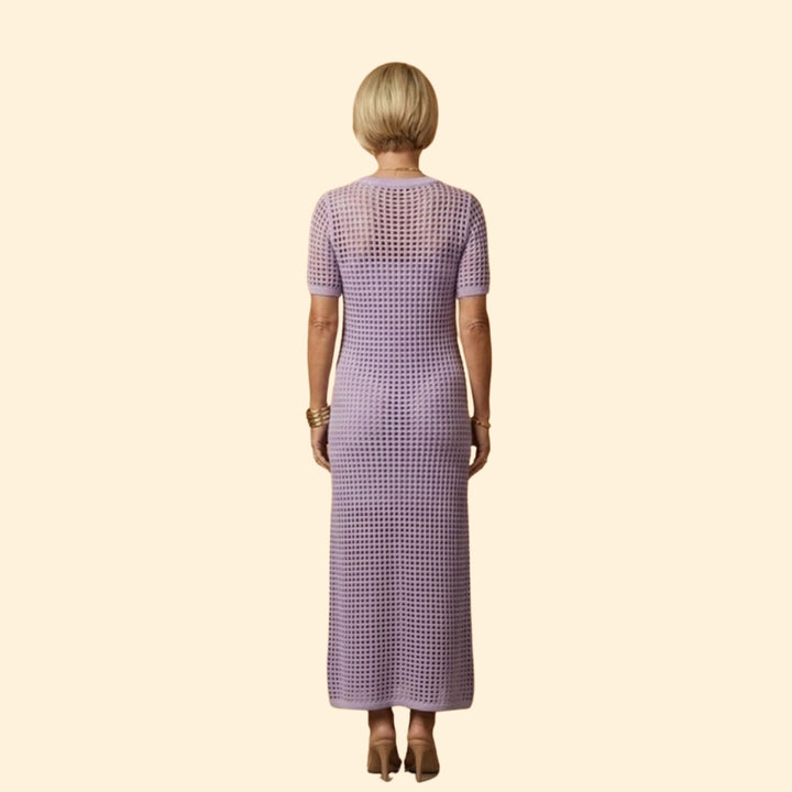 Women’s Knit Dress with Short Sleeves