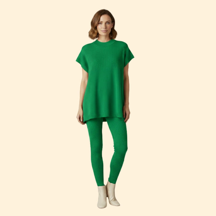 Women’s Knit Set with Relaxed Fit and Leggings