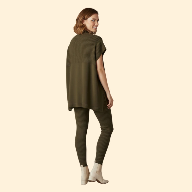 Women’s Knit Set with Relaxed Fit and Leggings