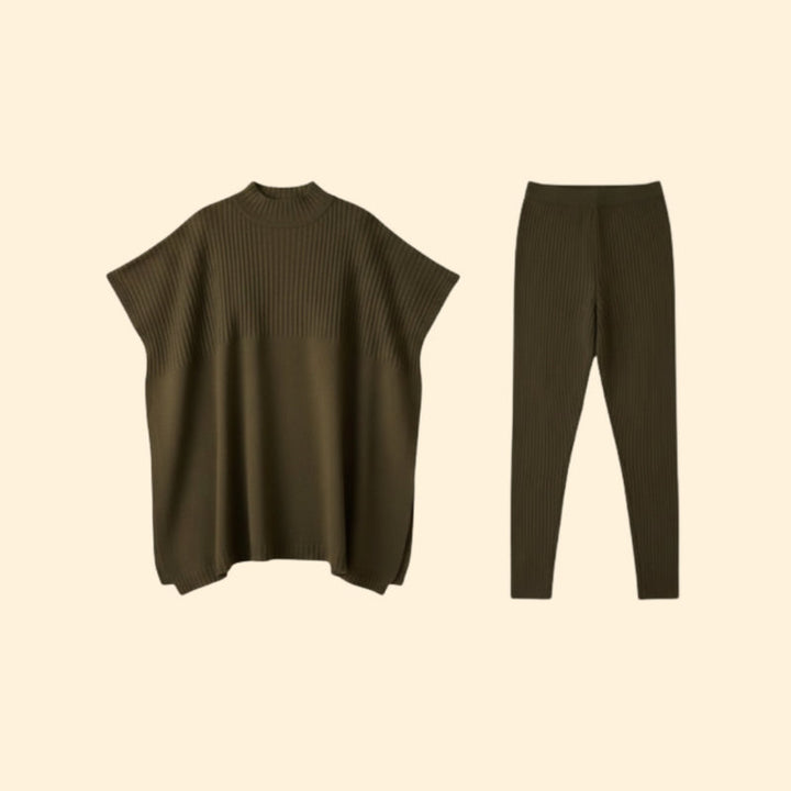 Women’s Knit Set with Relaxed Fit and Leggings
