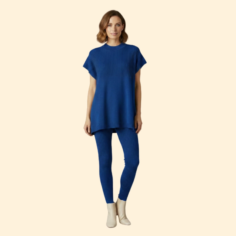 Women’s Knit Set with Relaxed Fit and Leggings