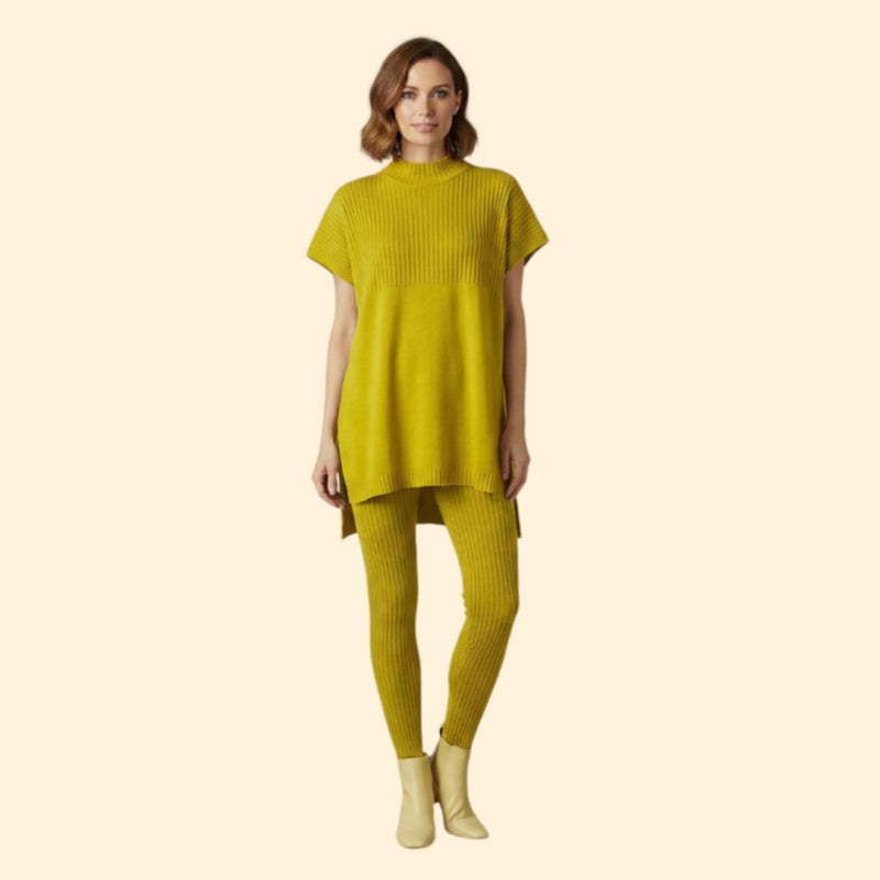 Women’s Knit Set with Relaxed Fit and Leggings