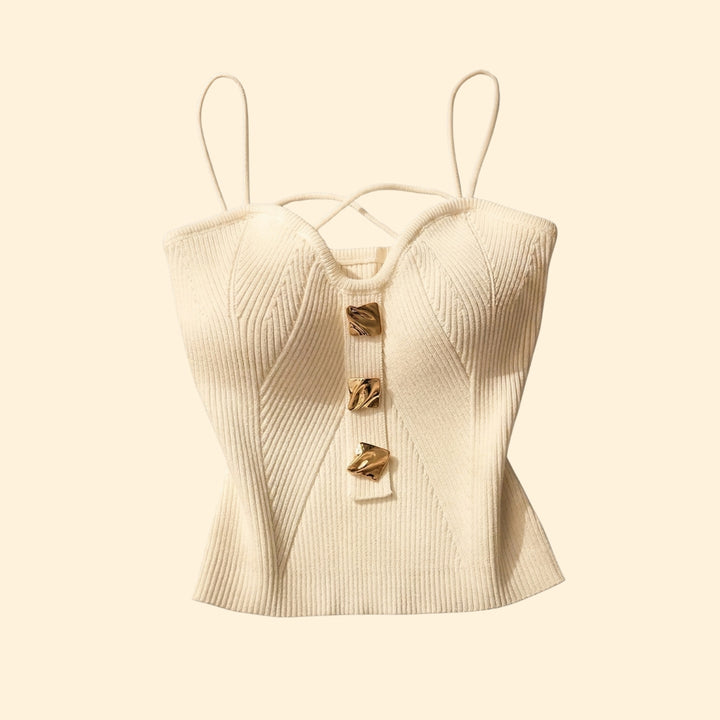 Women’s Knit Top with Hardware