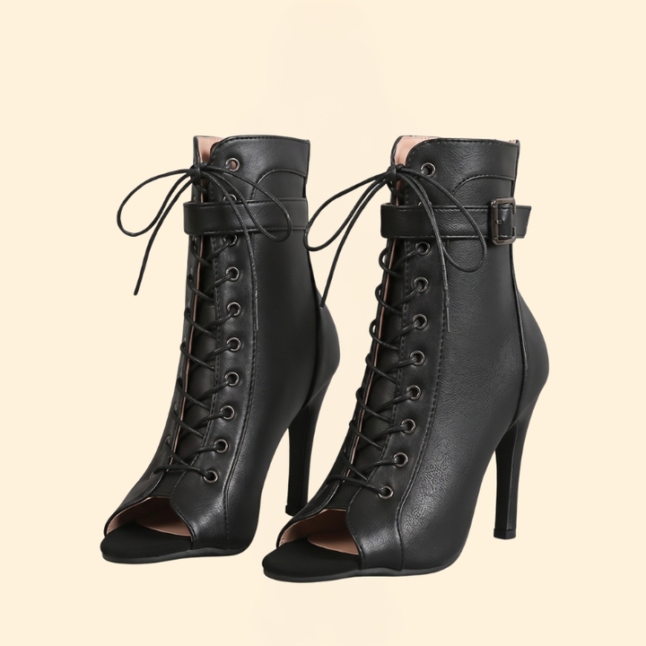 Women’s Lace-up Heeled Boots