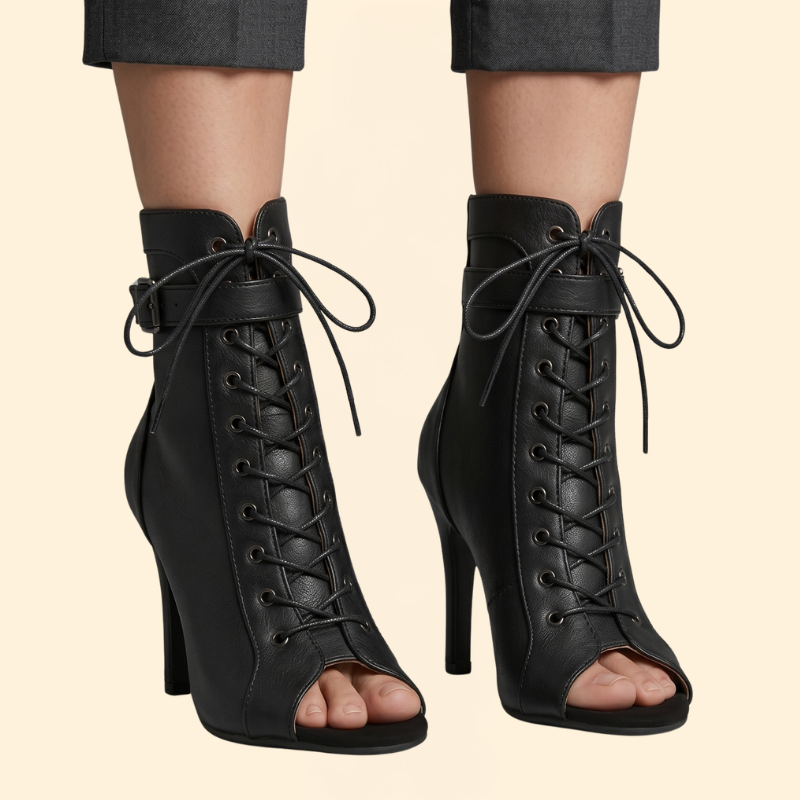 Women’s Lace-up Heeled Boots