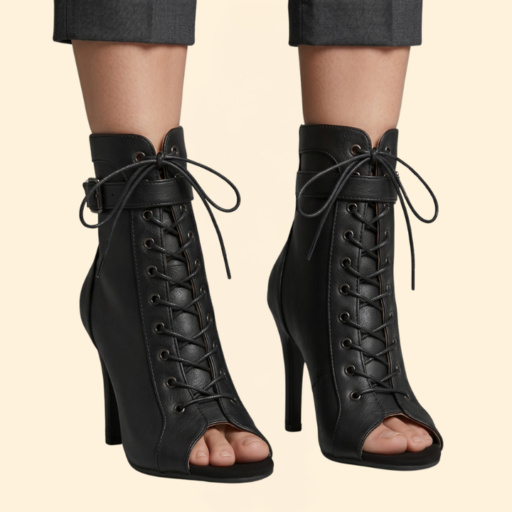 Women’s Lace-up Heeled Boots