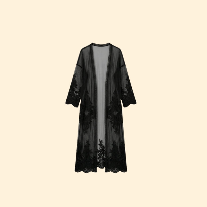 Women’s Lace Cover Up Dress with Open Front