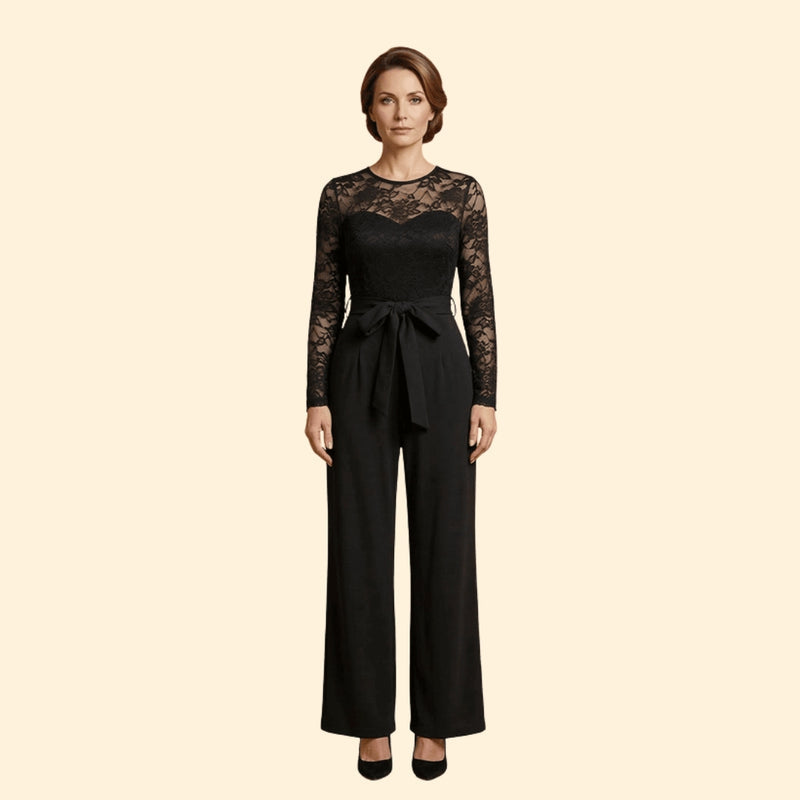 Women’s Elegant Jumpsuit Lace Top