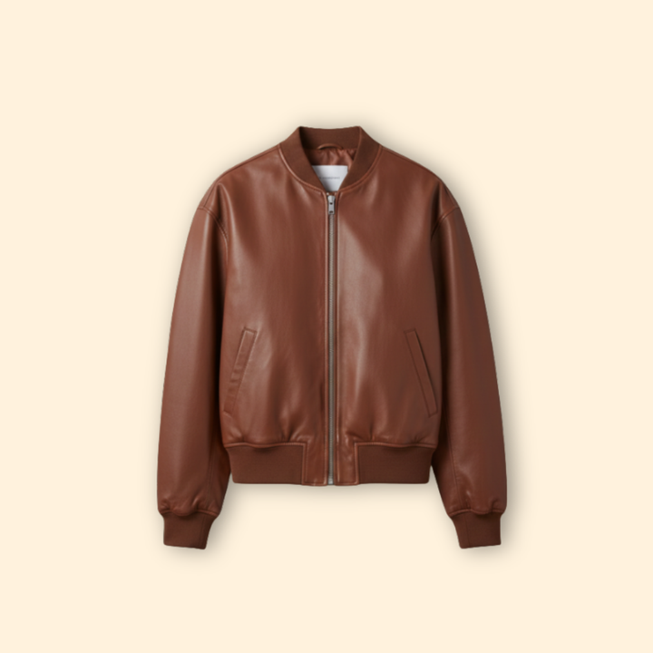 Women’s Zip Bomber Jacket with Side Pockets