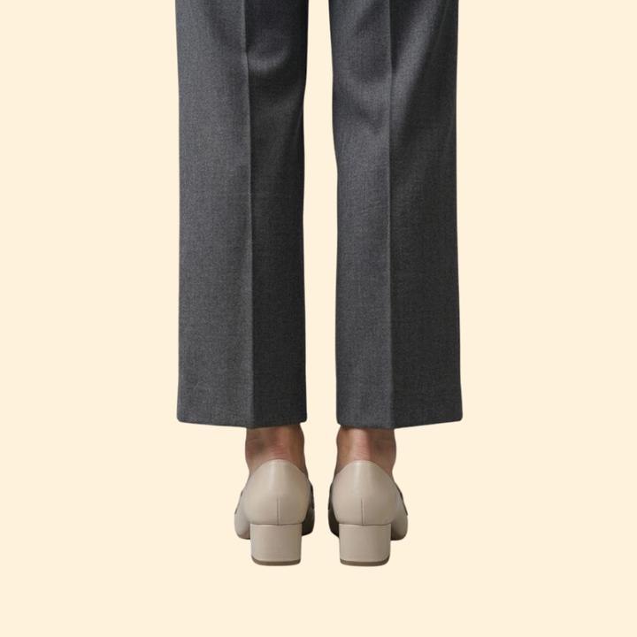 Women’s Leather Loafers with Chain