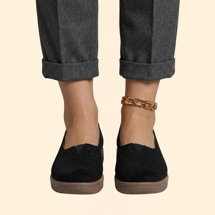 Women's Leather Platform Loafers