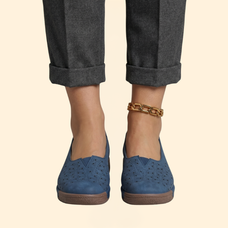 Women's Leather Platform Loafers