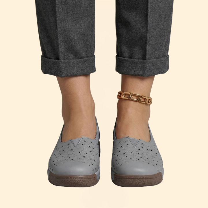 Women's Leather Platform Loafers