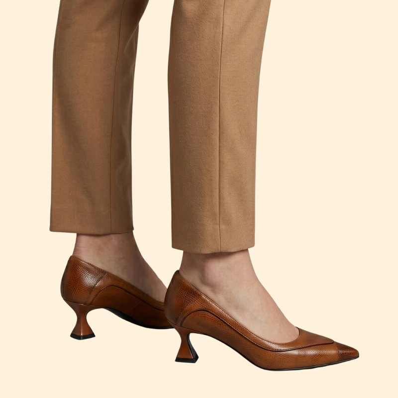 Women’s Leather Pumps with Heels