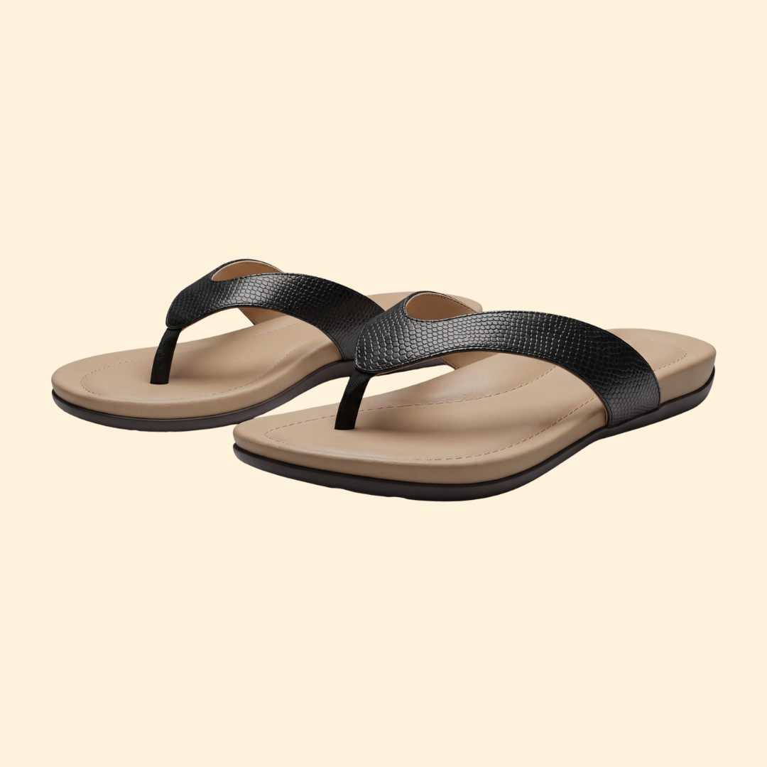 Women’s Leather Sandals with Straps