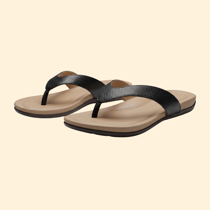 Women’s Leather Sandals with Straps