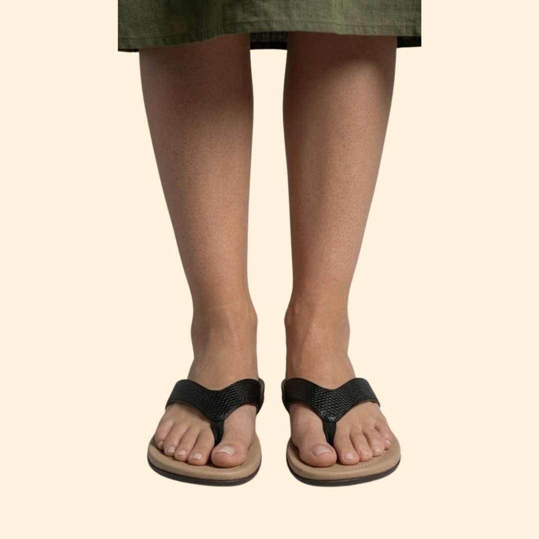 Women’s Leather Sandals with Straps