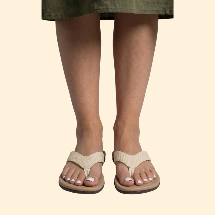 Women’s Leather Sandals with Straps