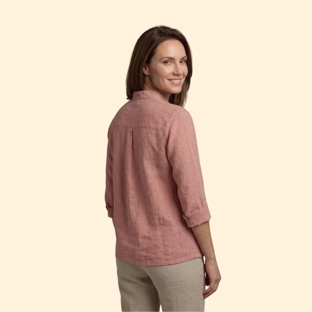Women’s Light Jacket with Pointed Spread Collar