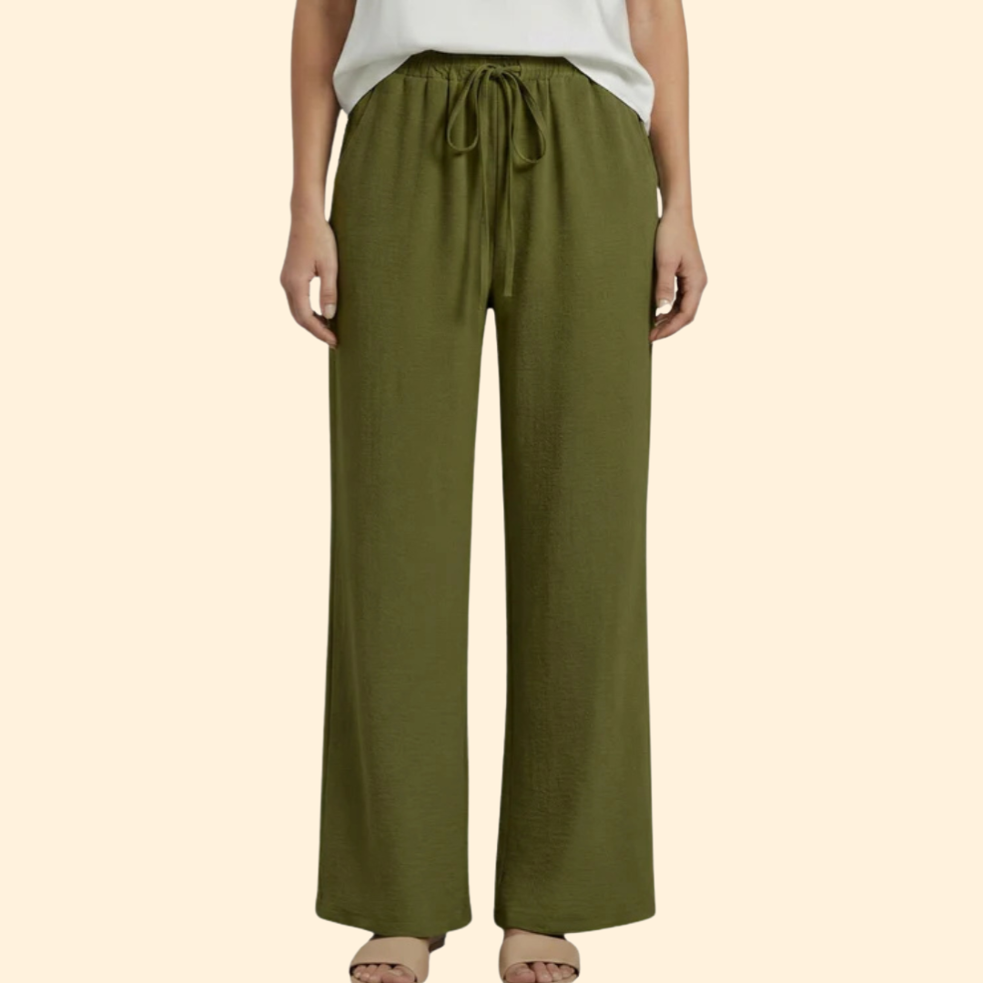 Women’s Lightweight Pants with Adjustable Waistband