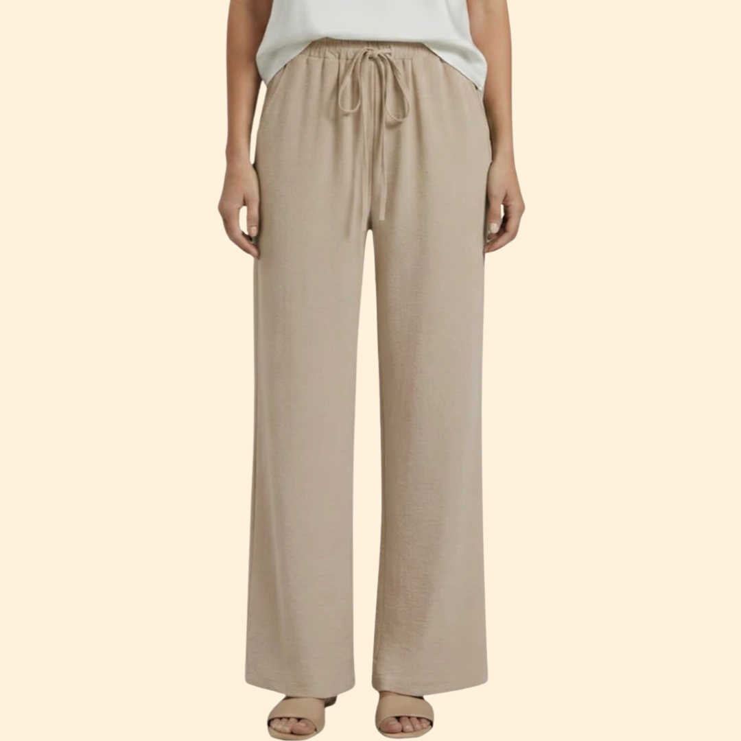 Women’s Lightweight Pants with Adjustable Waistband