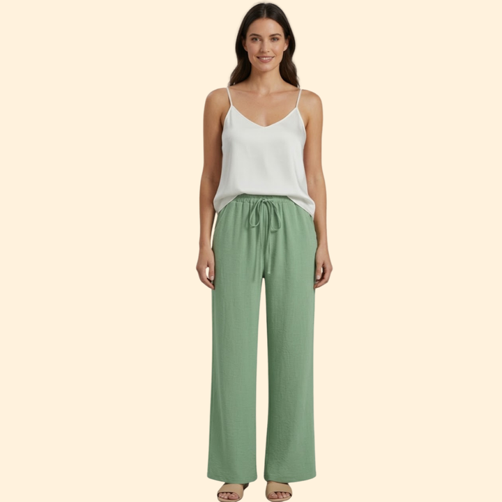Women’s Lightweight Pants with Adjustable Waistband