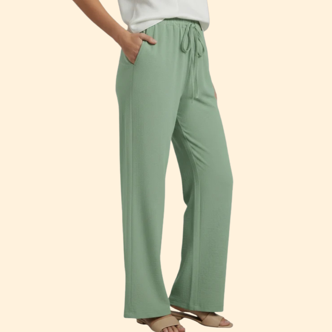 Women’s Lightweight Pants with Adjustable Waistband
