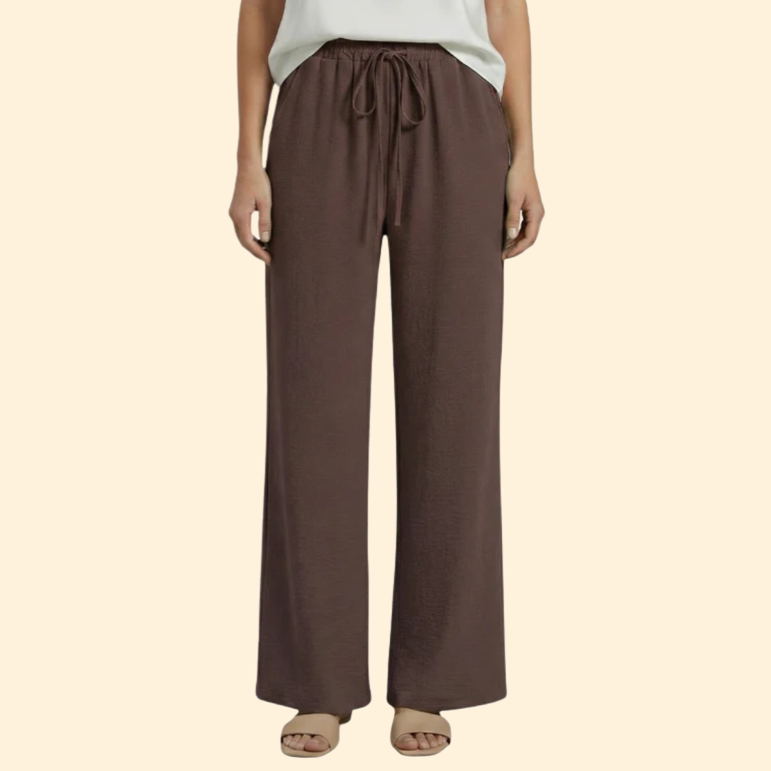 Women’s Lightweight Pants with Adjustable Waistband