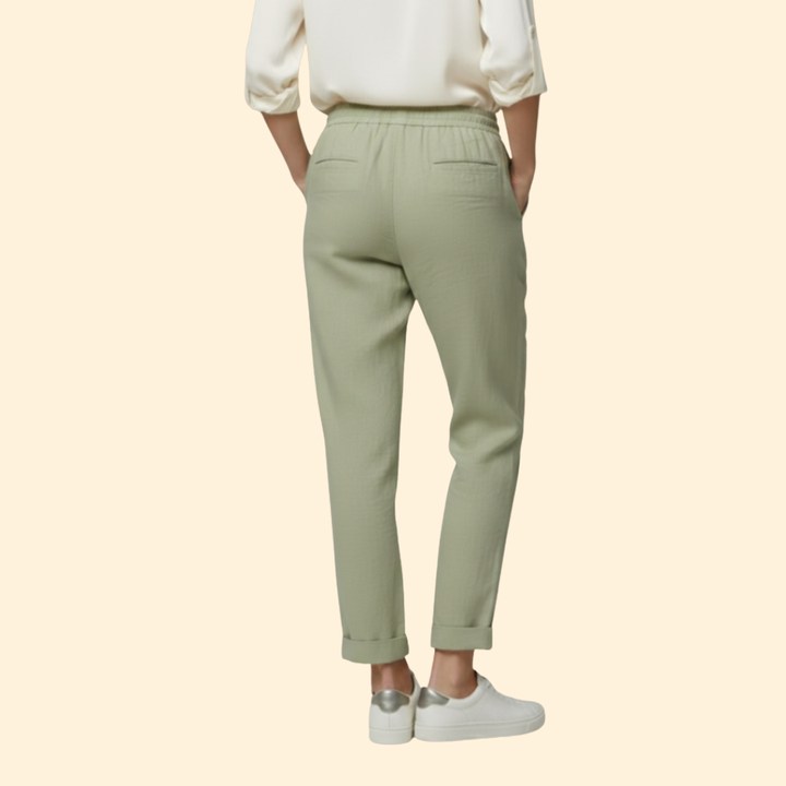 Women’s Lightweight Pants with Stretch Waistband