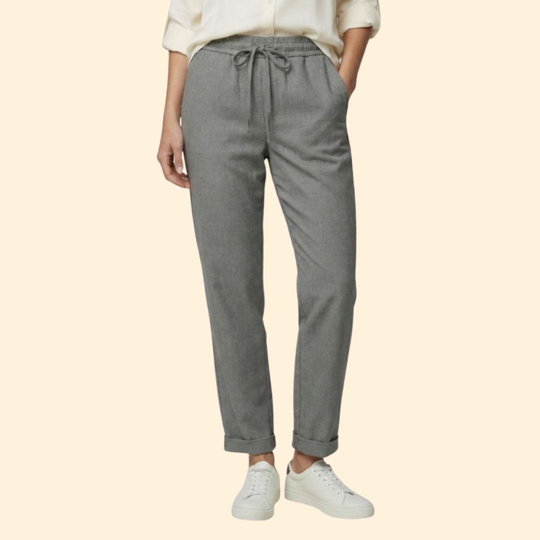 Women’s Lightweight Pants with Stretch Waistband