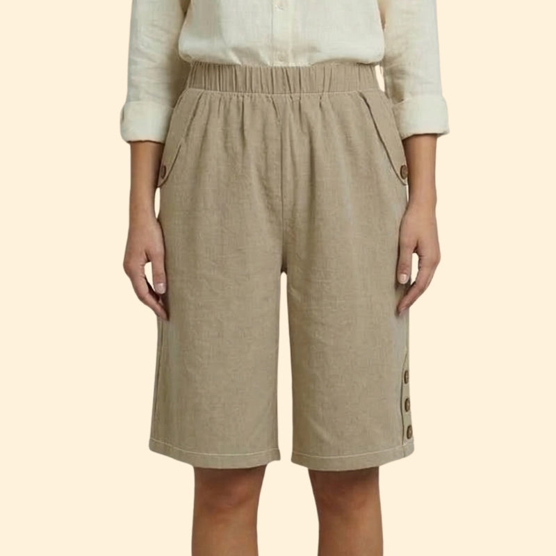 Women’s Lightweight Shorts with Elastic Waistband