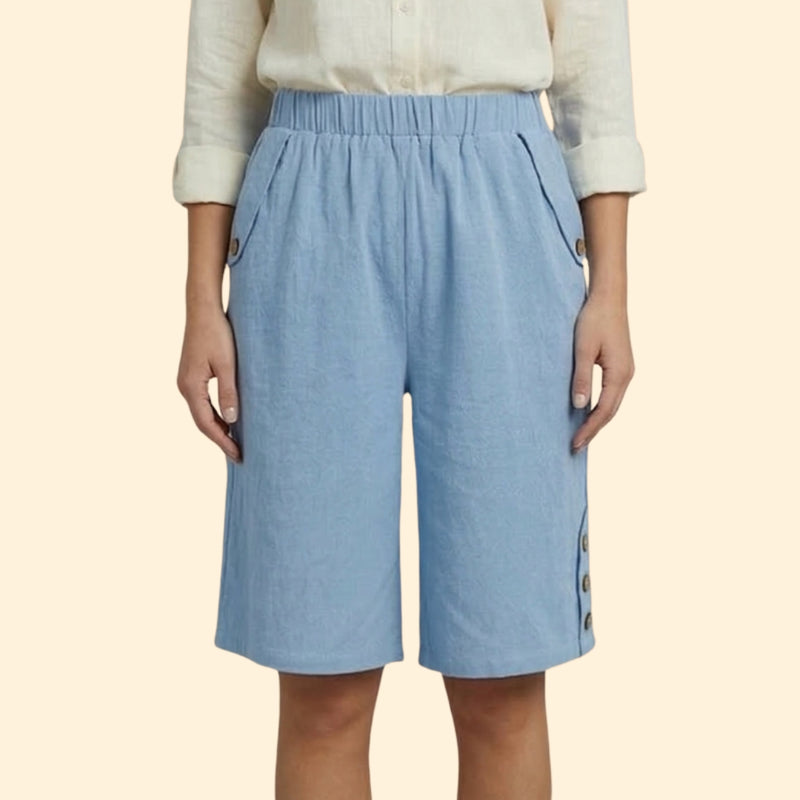 Women’s Lightweight Shorts with Elastic Waistband